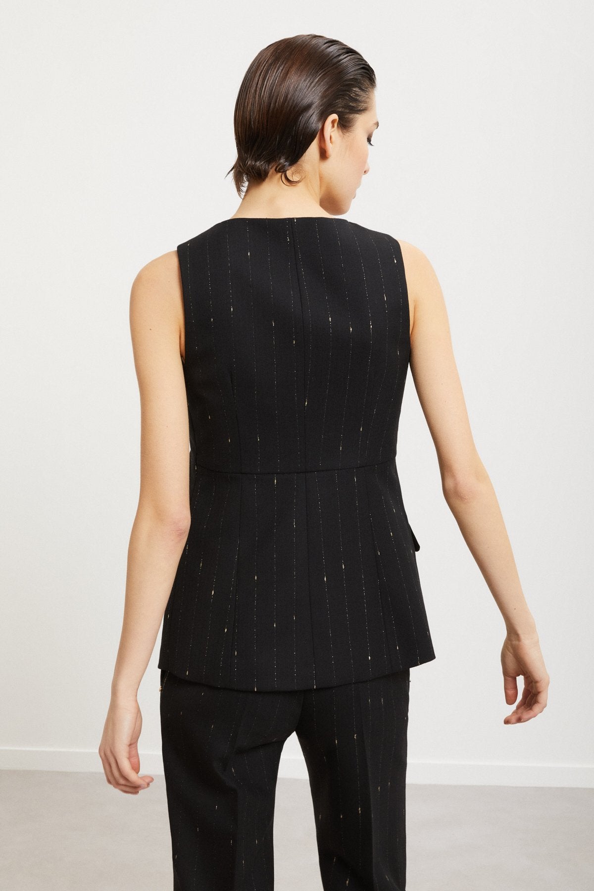 Pinstripe Vest