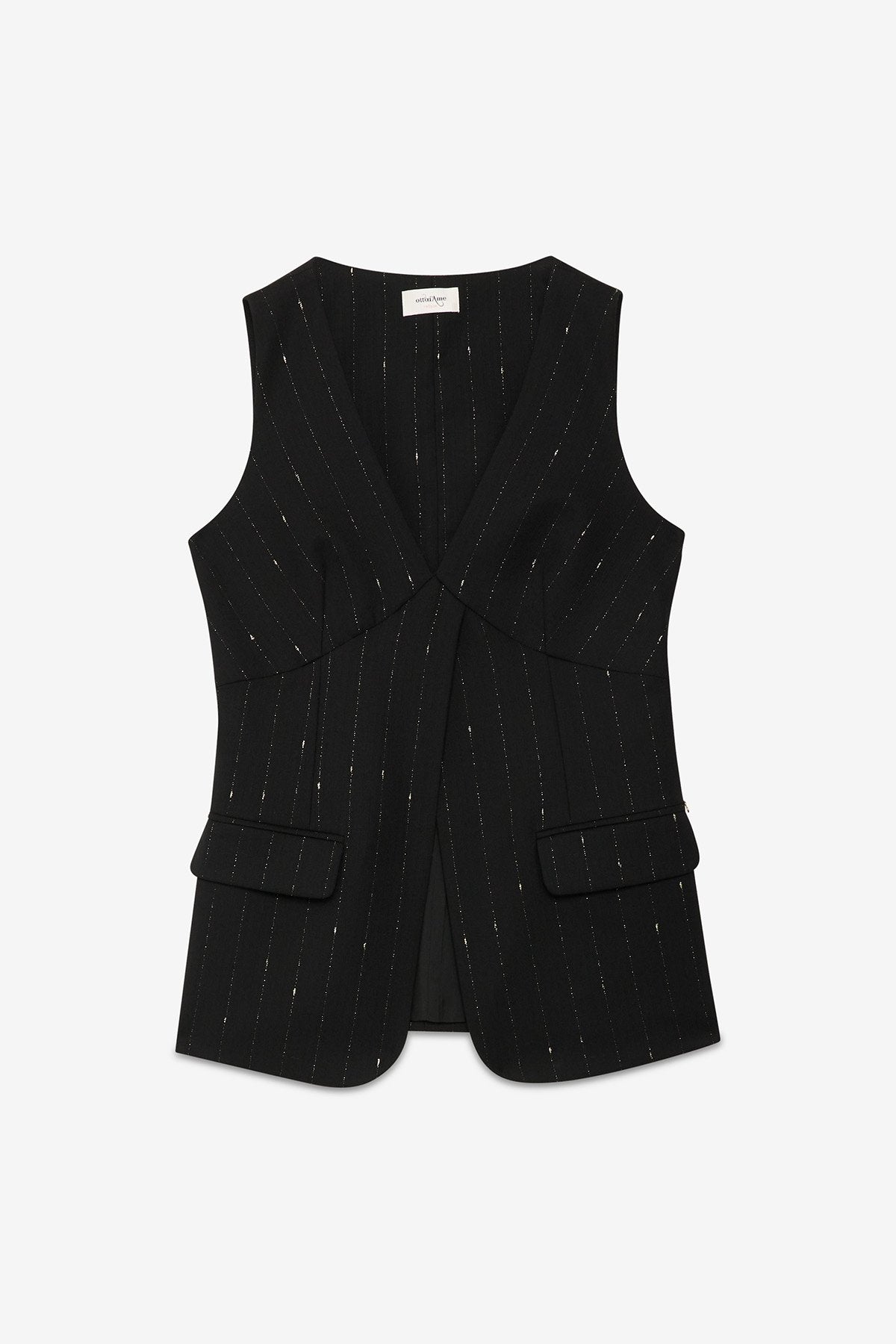 Pinstripe Vest