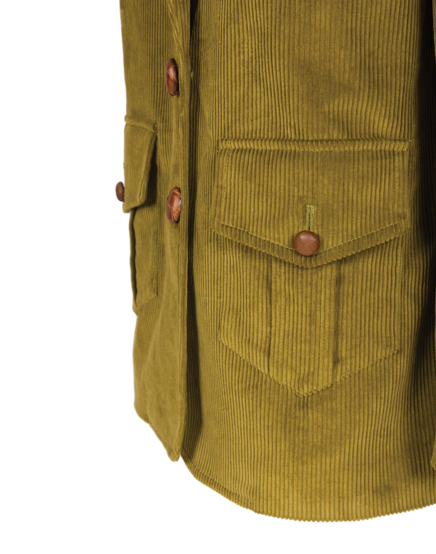 Forest velvet single-breasted oversized jacket