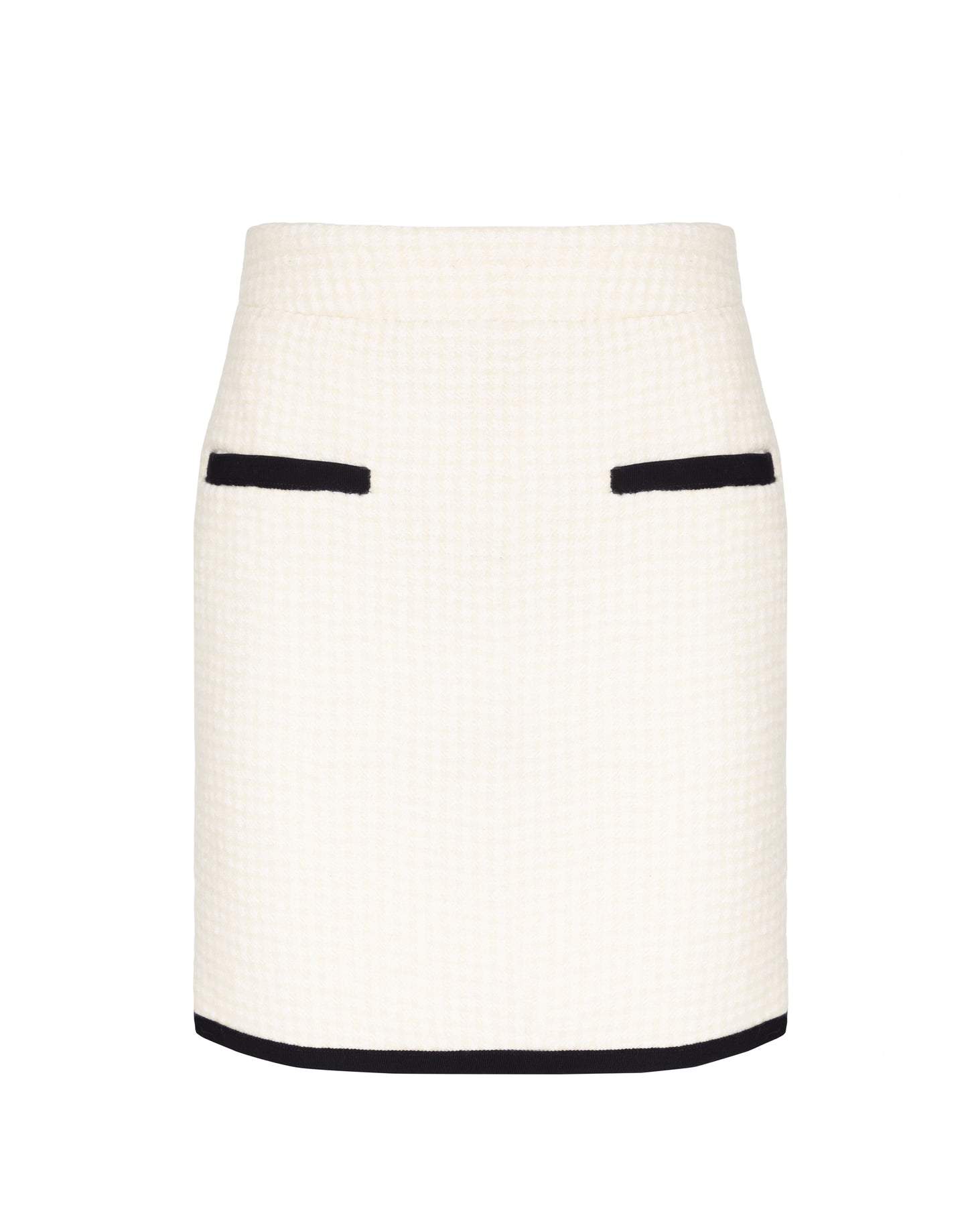 Elegant tweed mini skirt