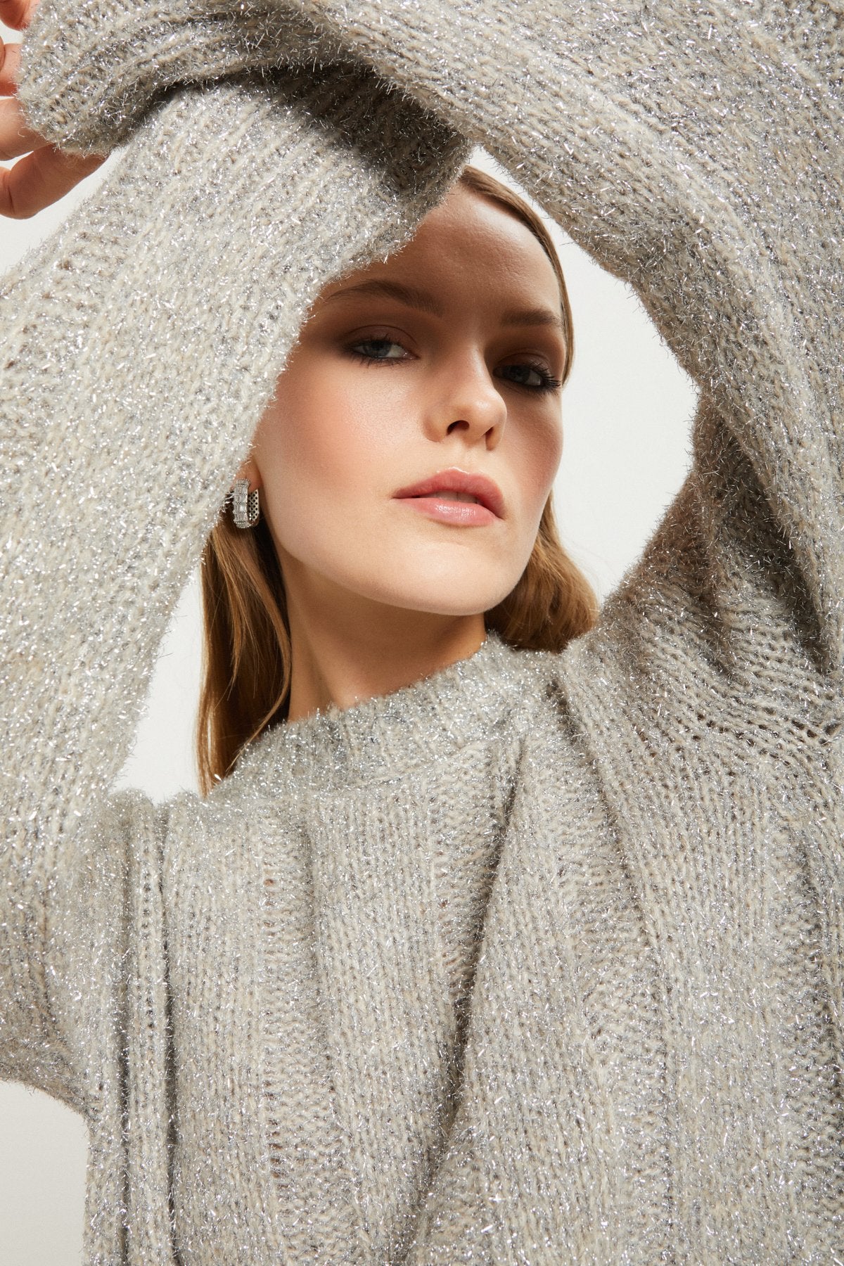 Sweater with Lurex
