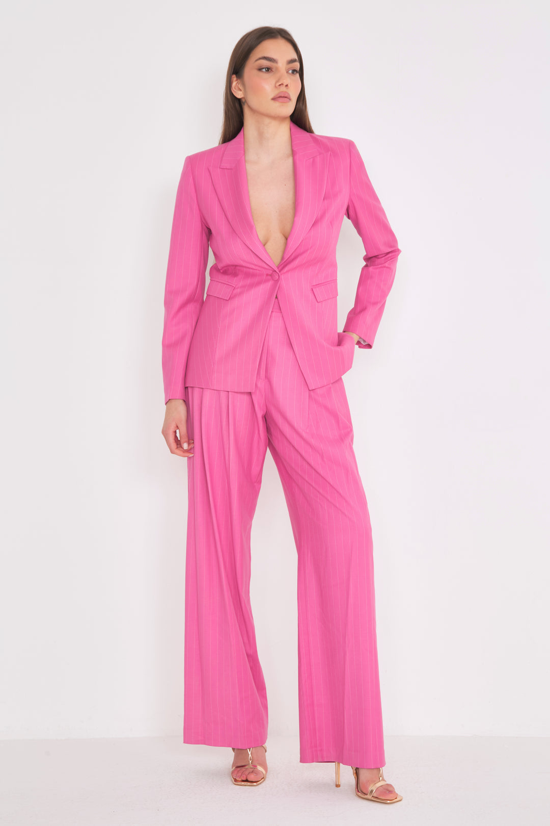 Stripe Boy Pants Fuxia