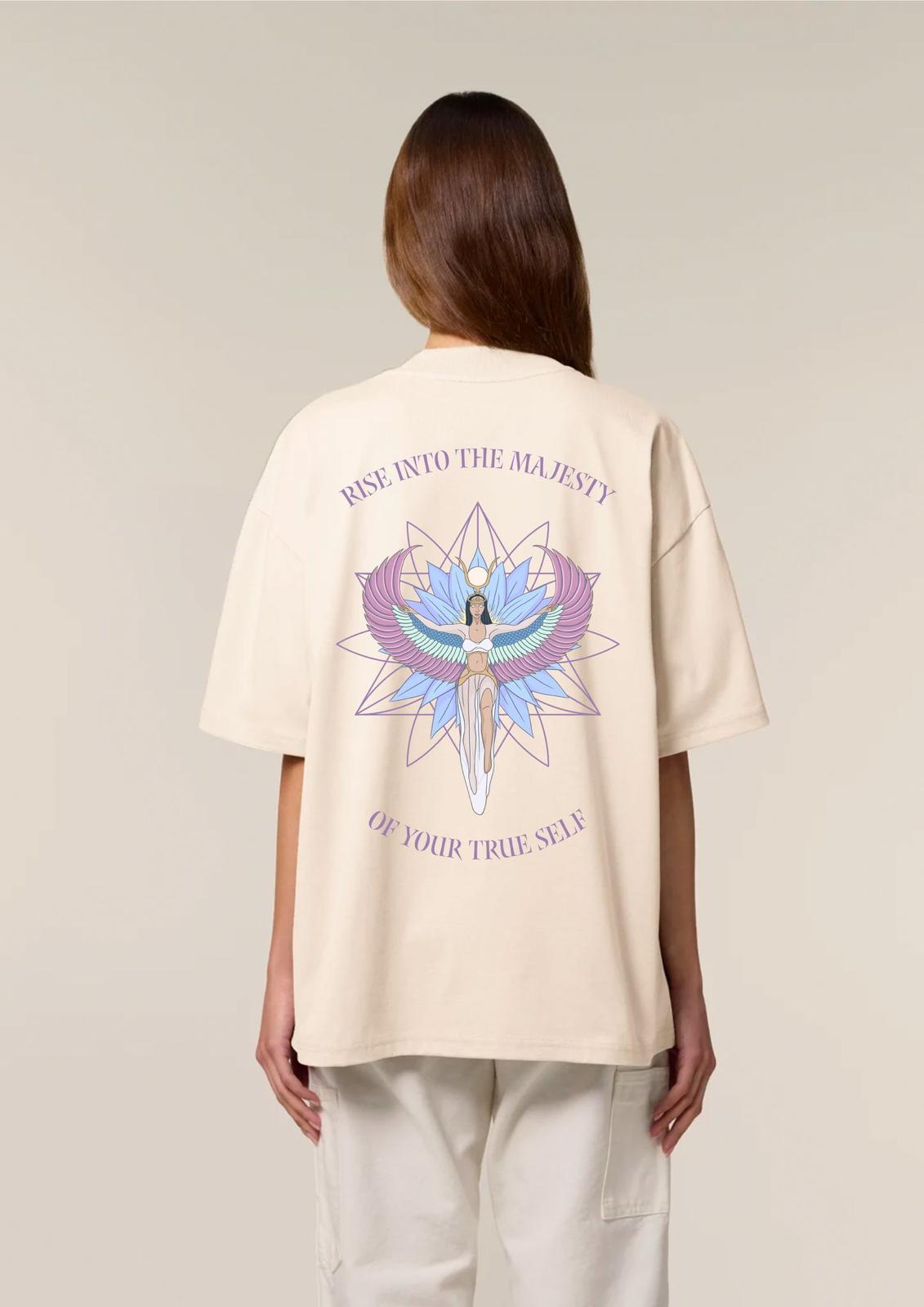 T-Shirt Cream Goddess Isis The Soulclub