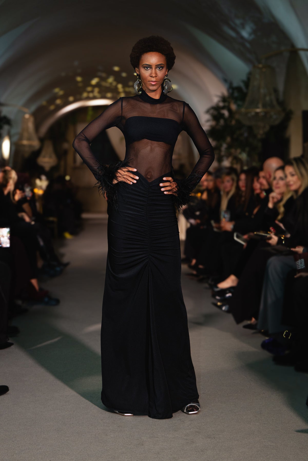 Mabel Dress by Silence Limited on the runway