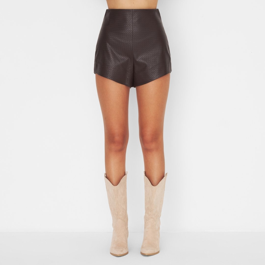 Eco Leather Shorts