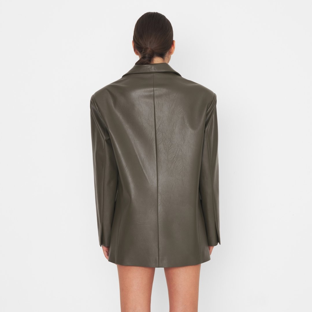 Eco Leather Blazer