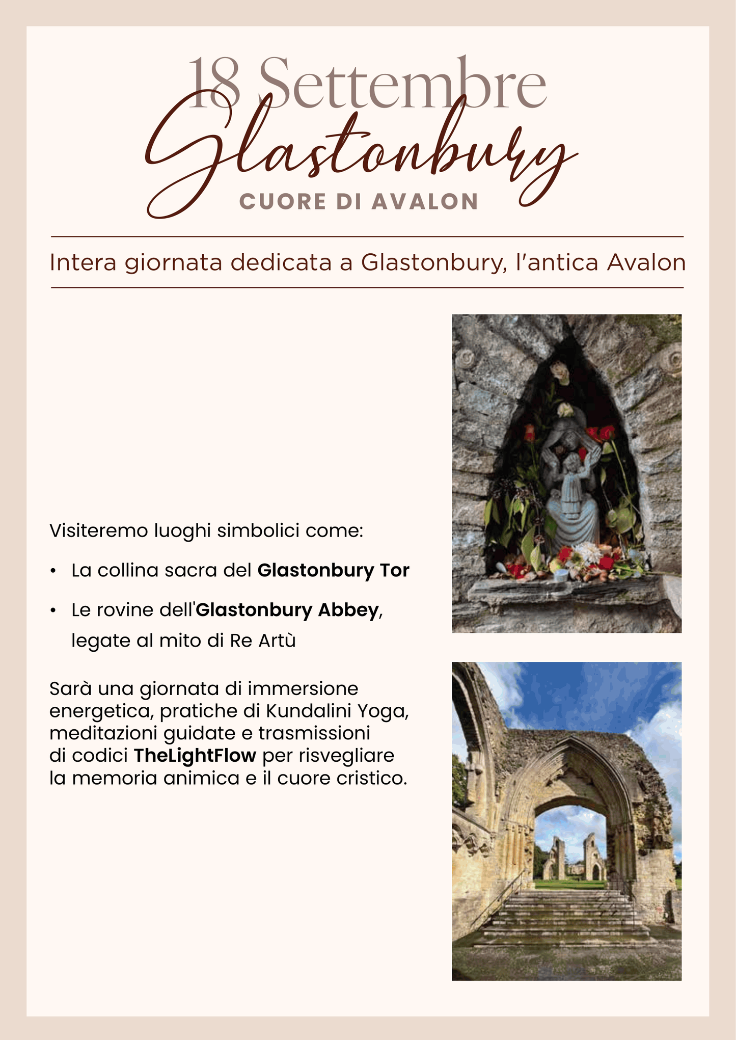 Glastonbury Spiritual Retreat – Avalon & the Templars | 17–20 Sept 2026