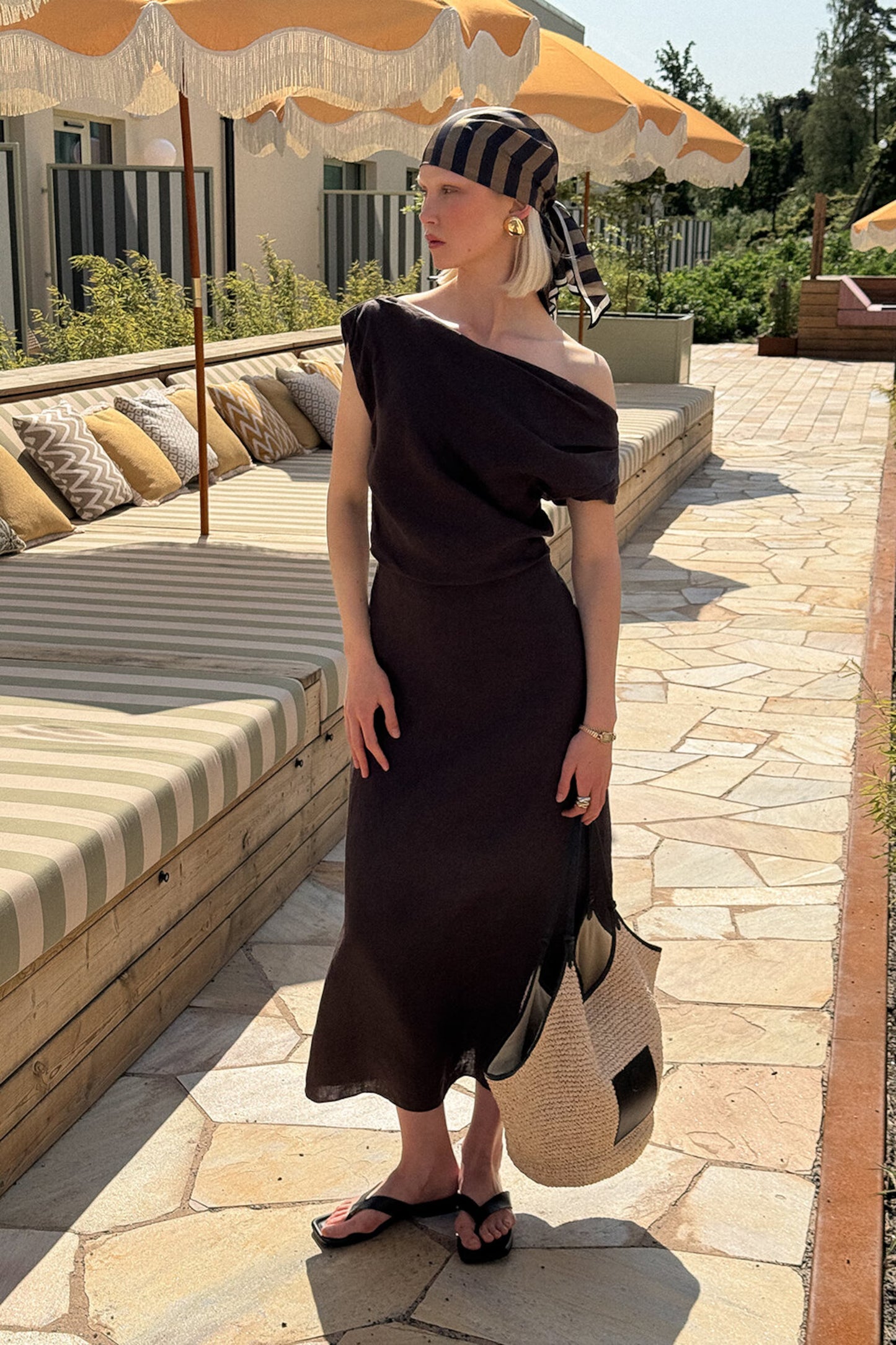 Reina Linen Dress