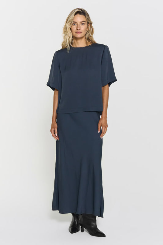 Tyne Satin Skirt