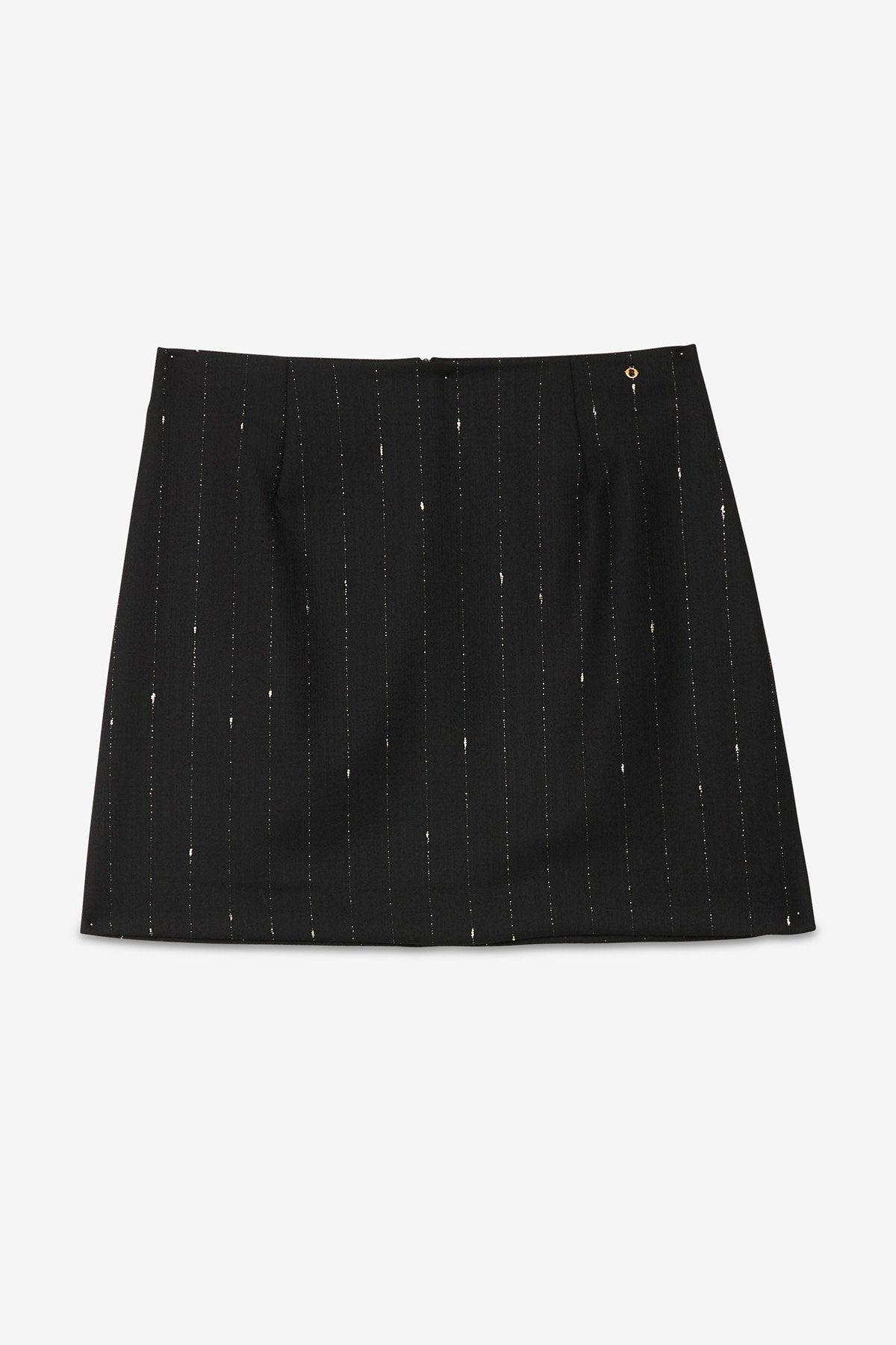 Pinstriped Mini Skirt