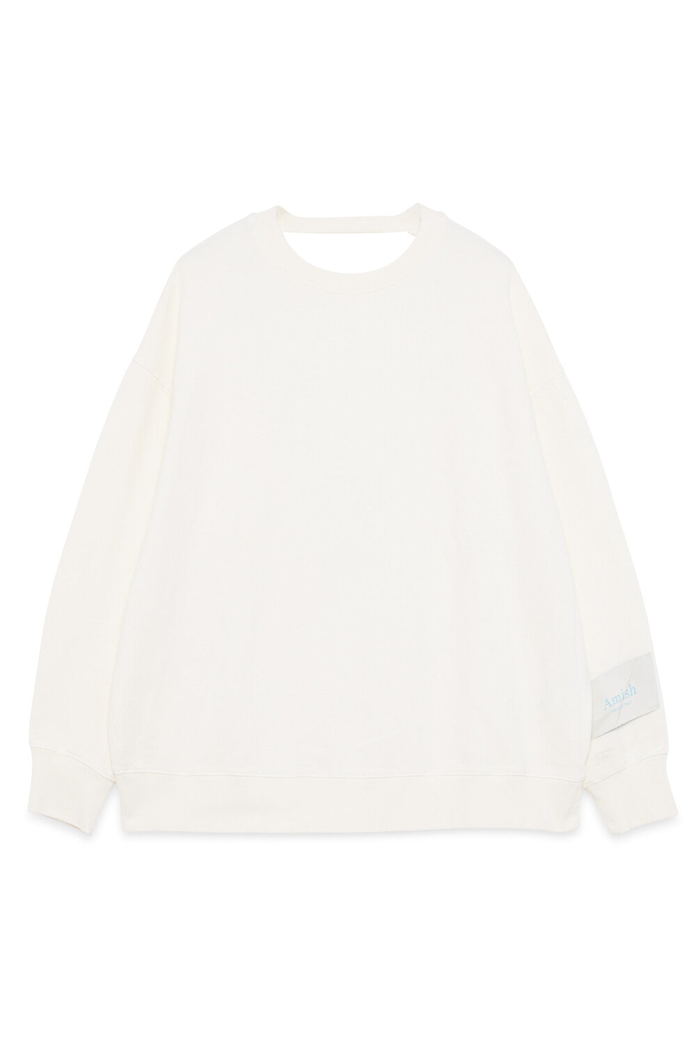 Crew Back Sweatshirt With Cut-Out