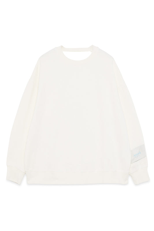 Crew Back Sweatshirt With Cut-Out