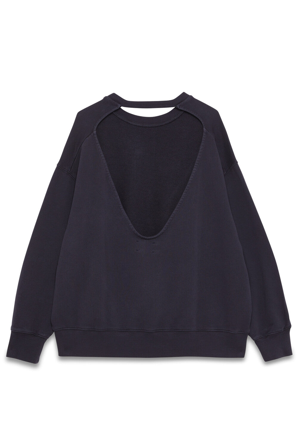 Crew Back Sweatshirt With Cut-Out