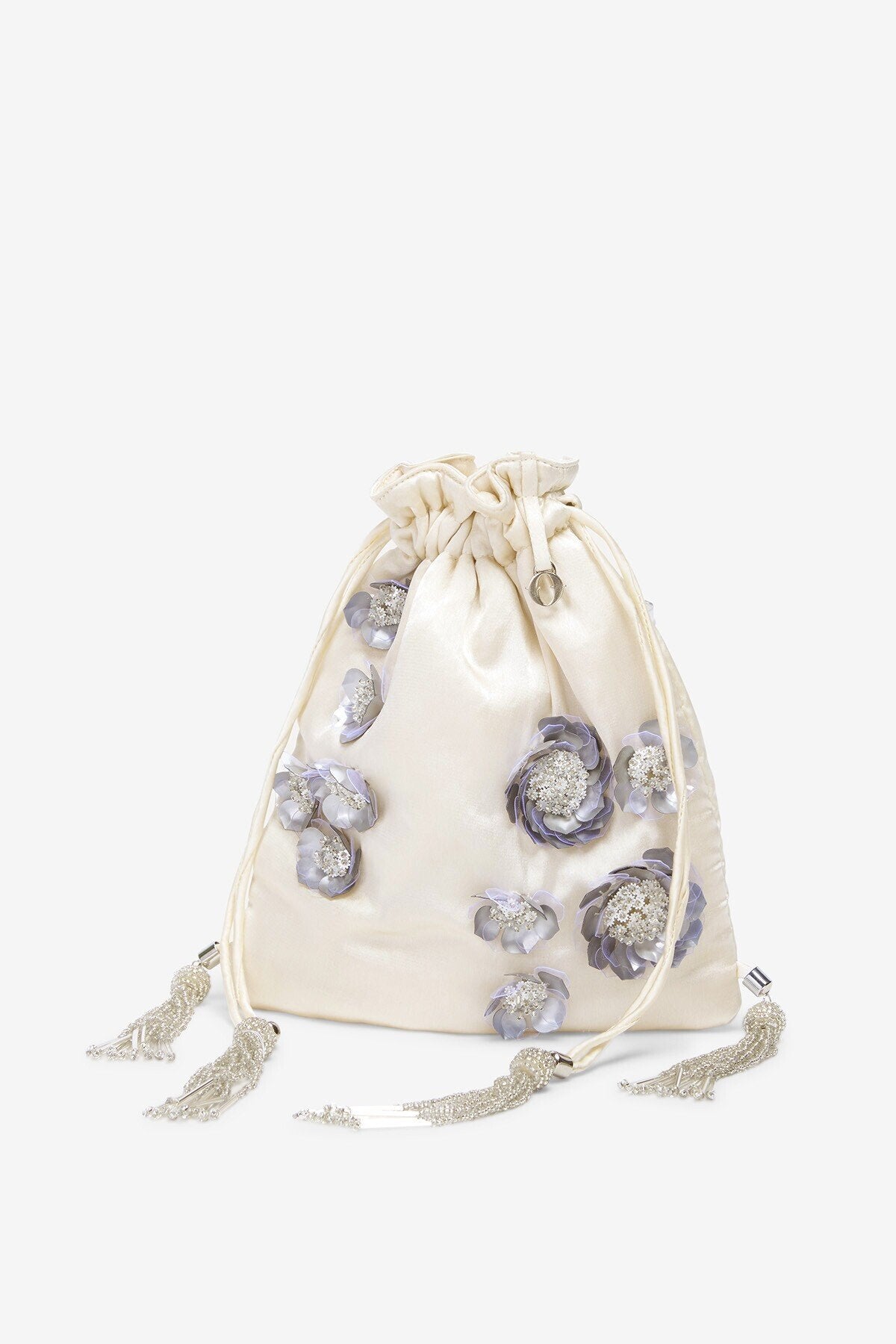 Borsa sacchetto con perline
