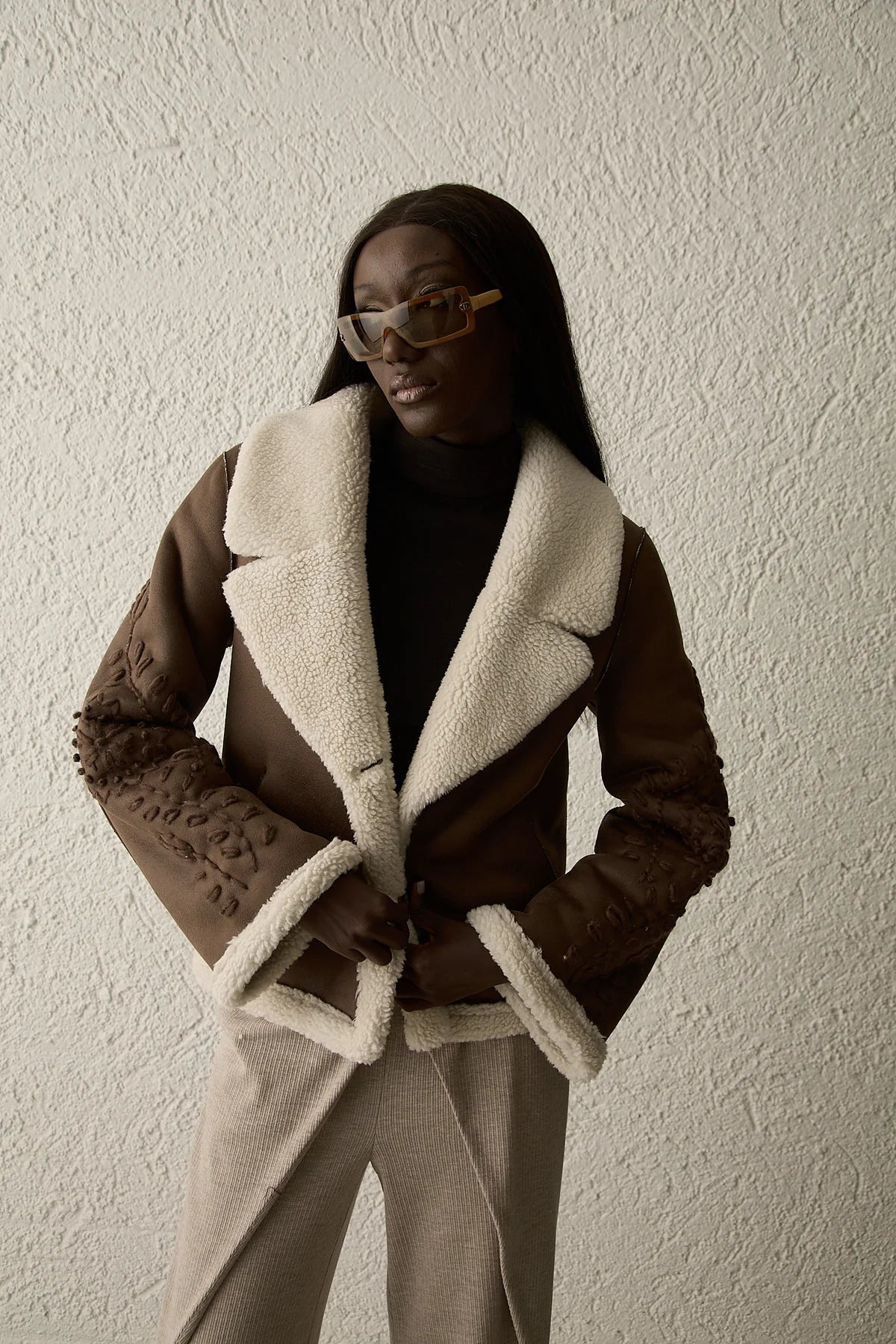 Eco Shearling Coat