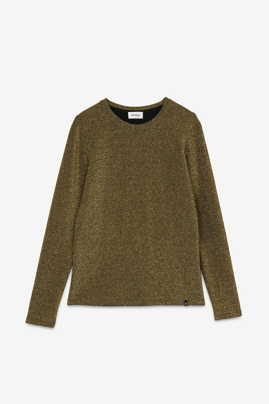 Gold lurex sweater