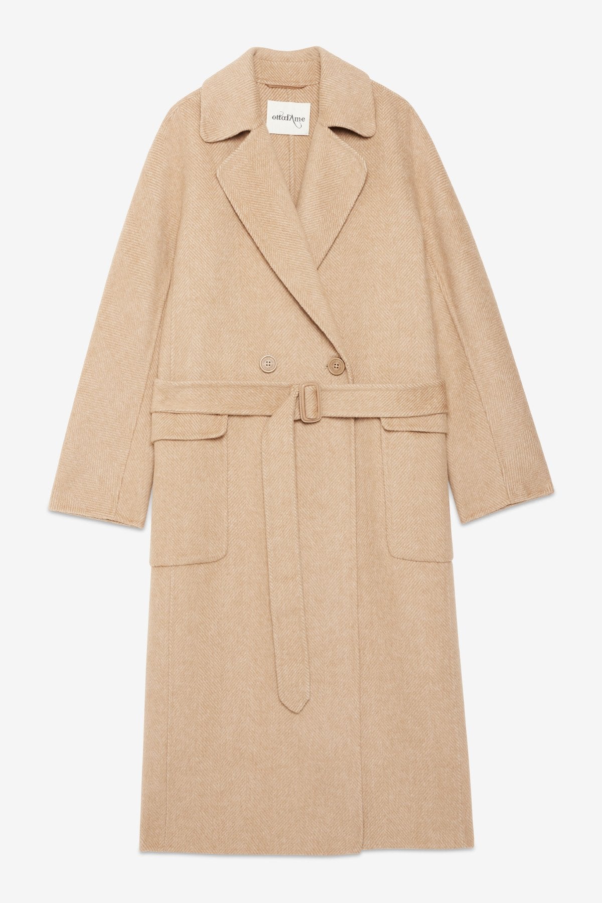 Double-Breasted Long Coat