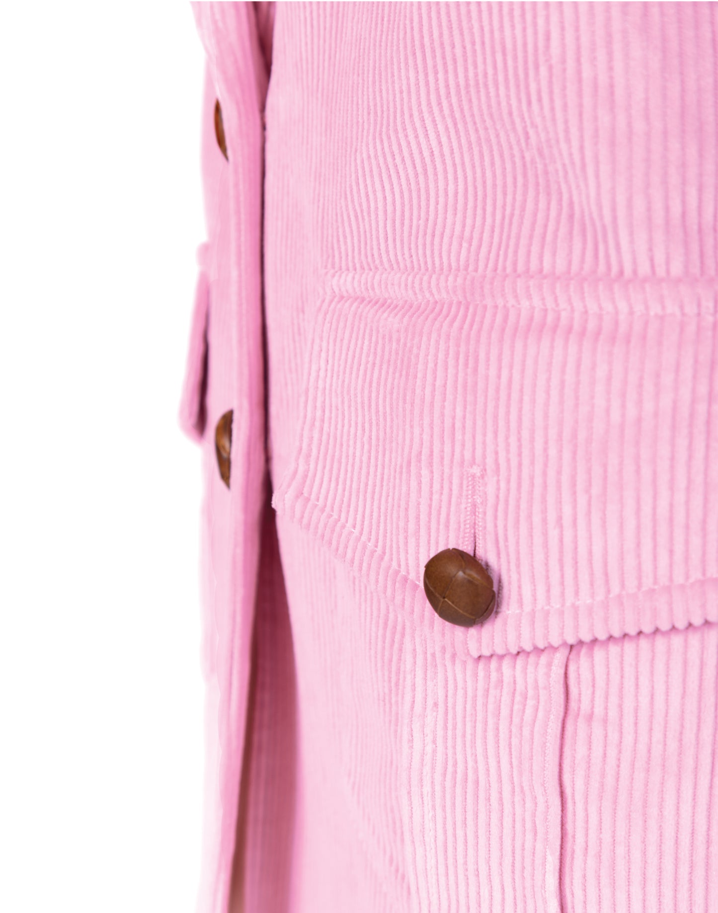 Giacca oversize monopetto velluto Pink