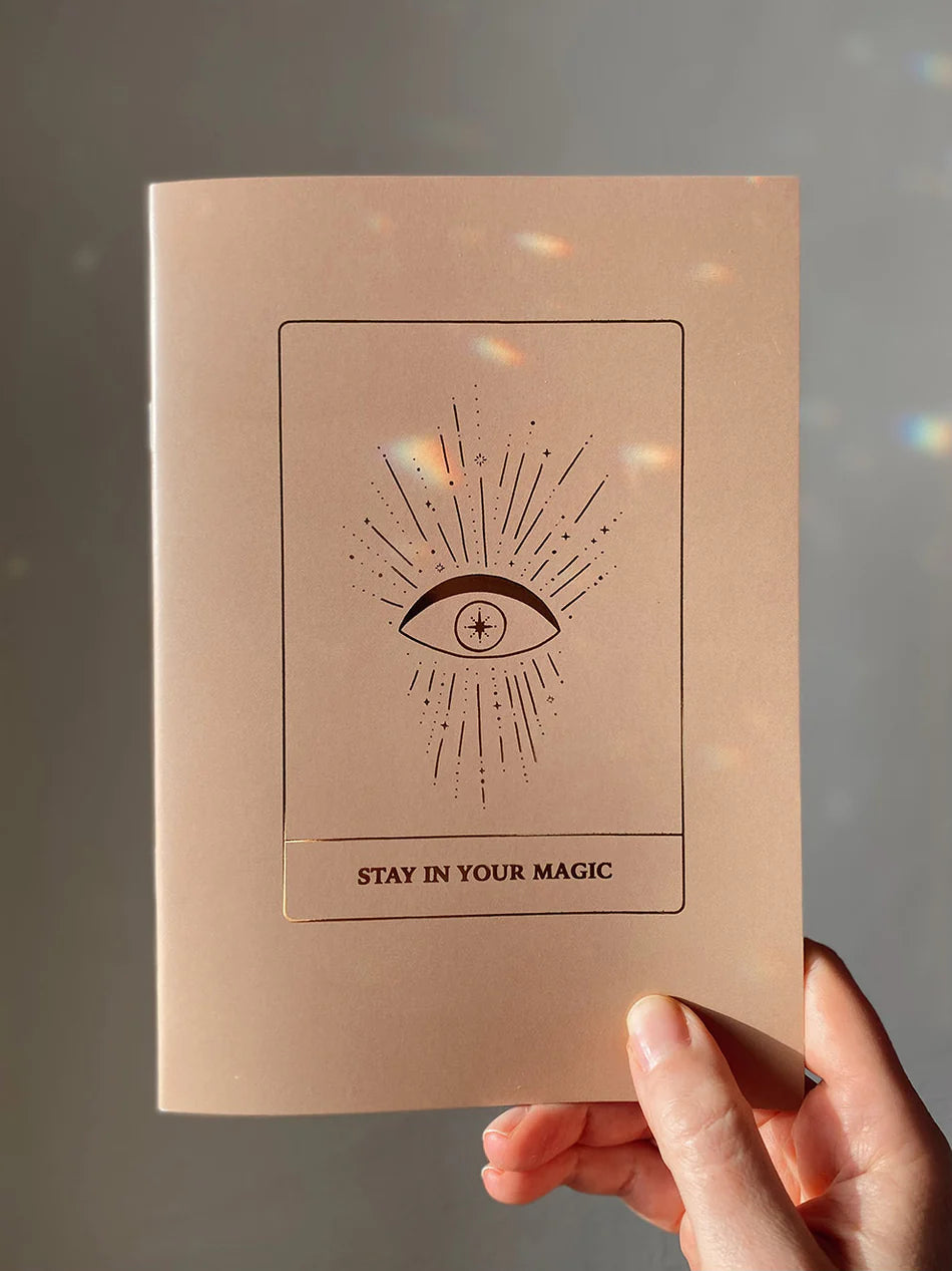 Stay in Your Magic - Blank Notebook - Gold Foil