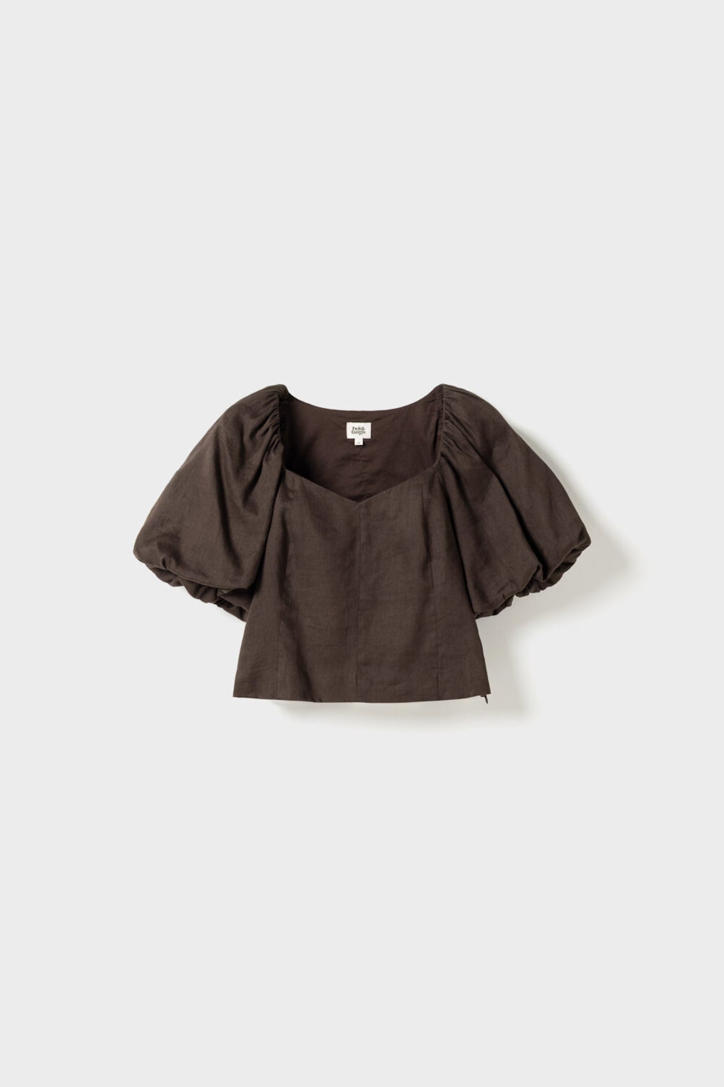 Audrina Linen Top