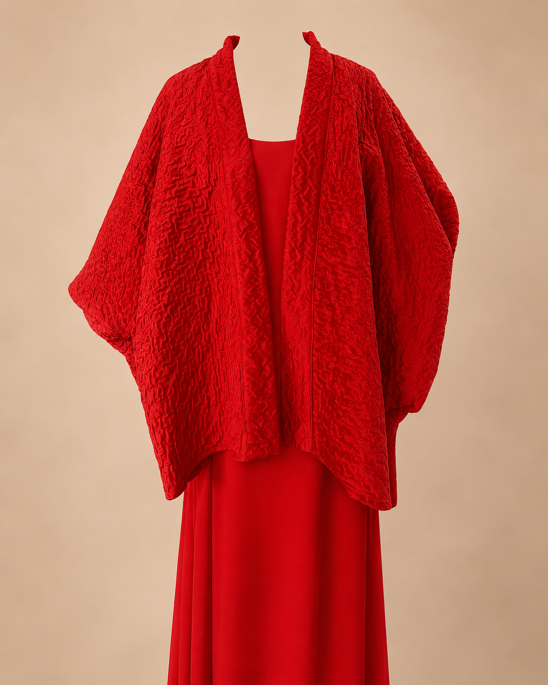 THE ROSE – Kimono lungo rosso