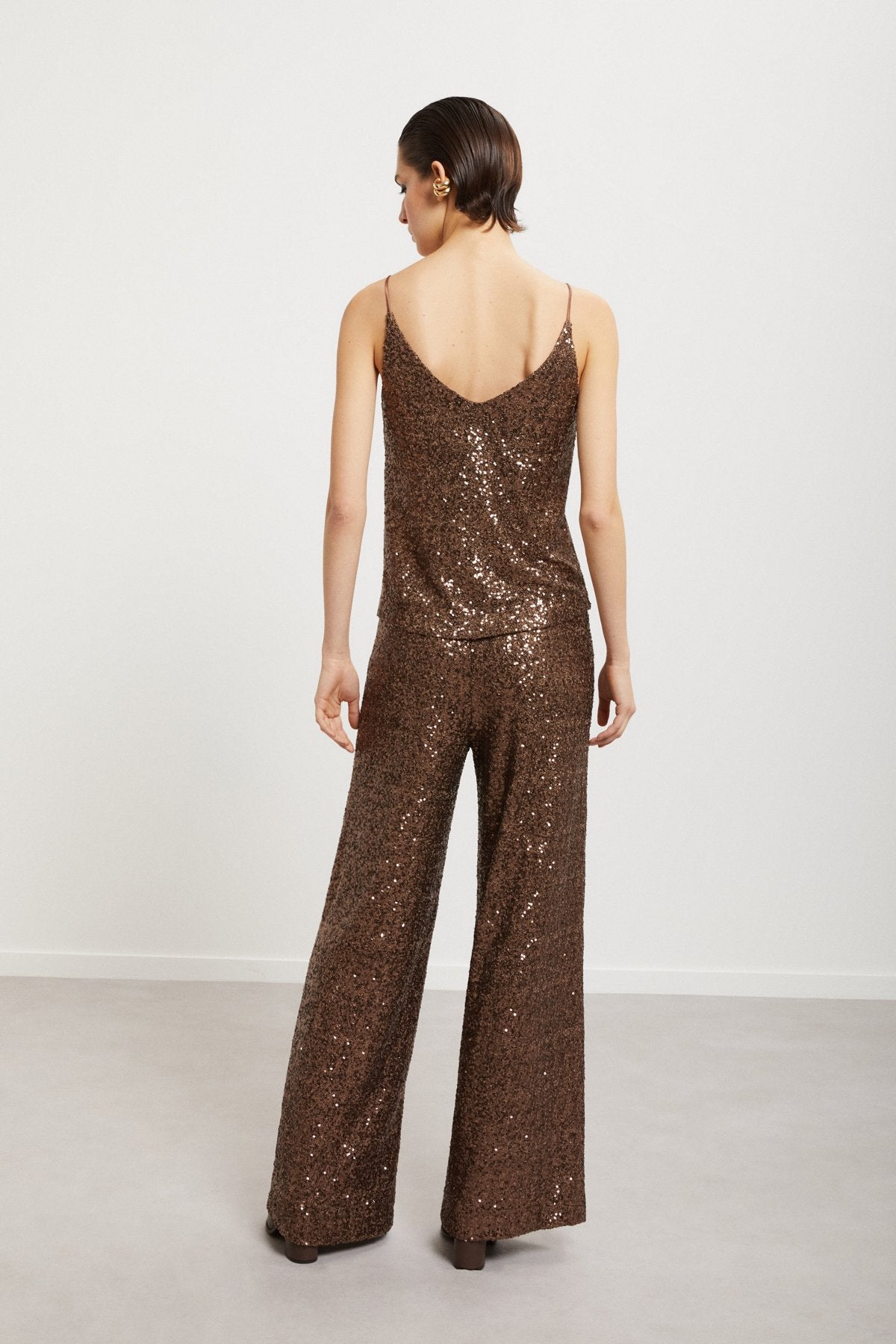 Palazzo Trousers with Sequin