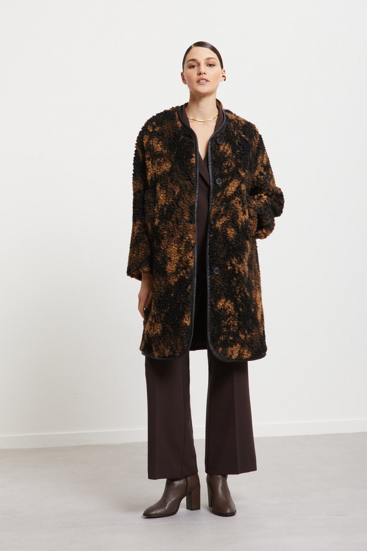Midi Oversized Faux Fur Coat