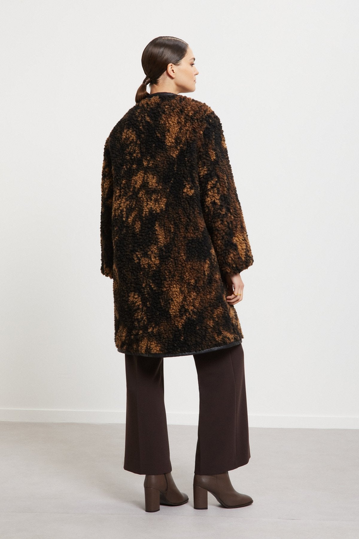 Midi Oversized Faux Fur Coat