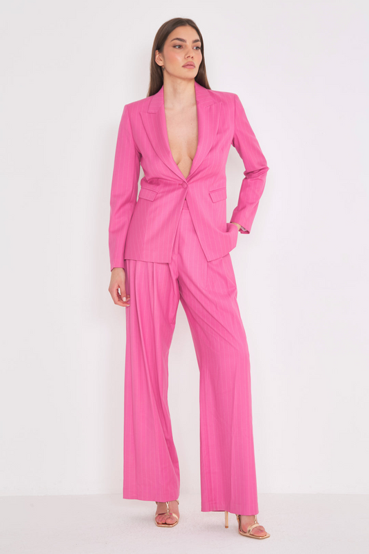 Stripe Boy Pants Fuxia