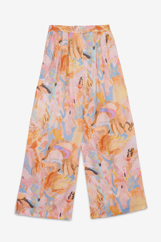 Viscose palazzo trousers