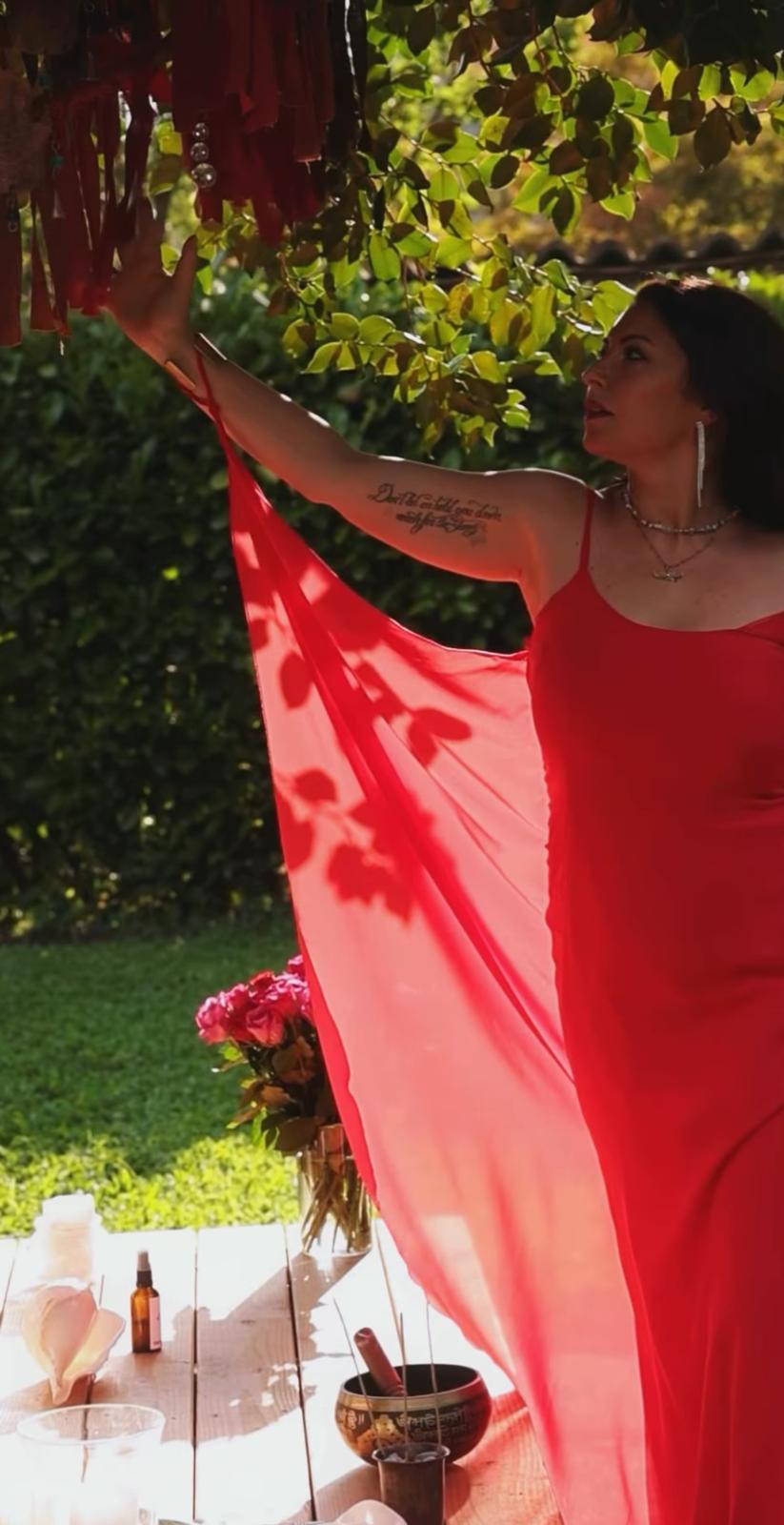 THE MAGDALENE – Long silk dress