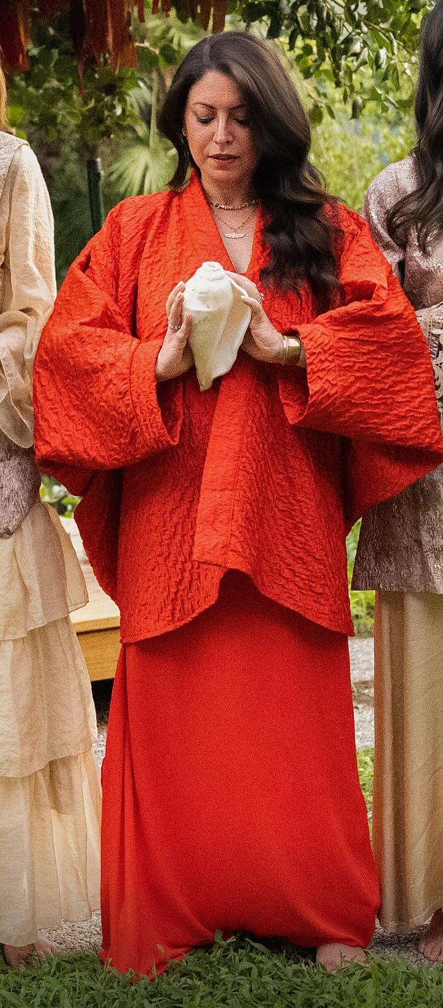 THE ROSE – Kimono lungo rosso