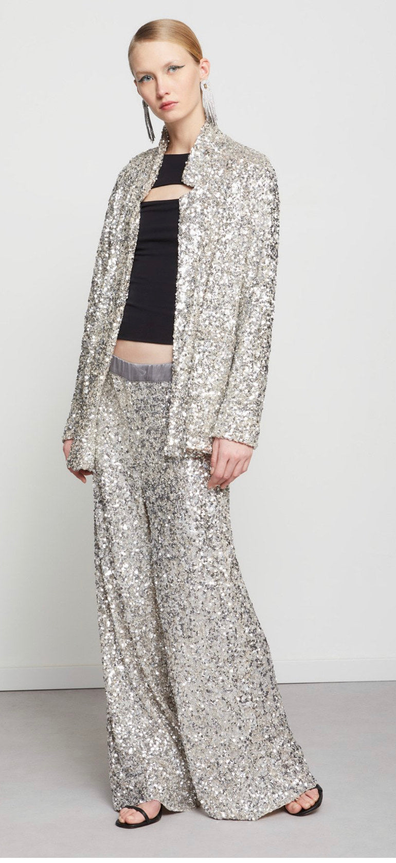 Sequined pants