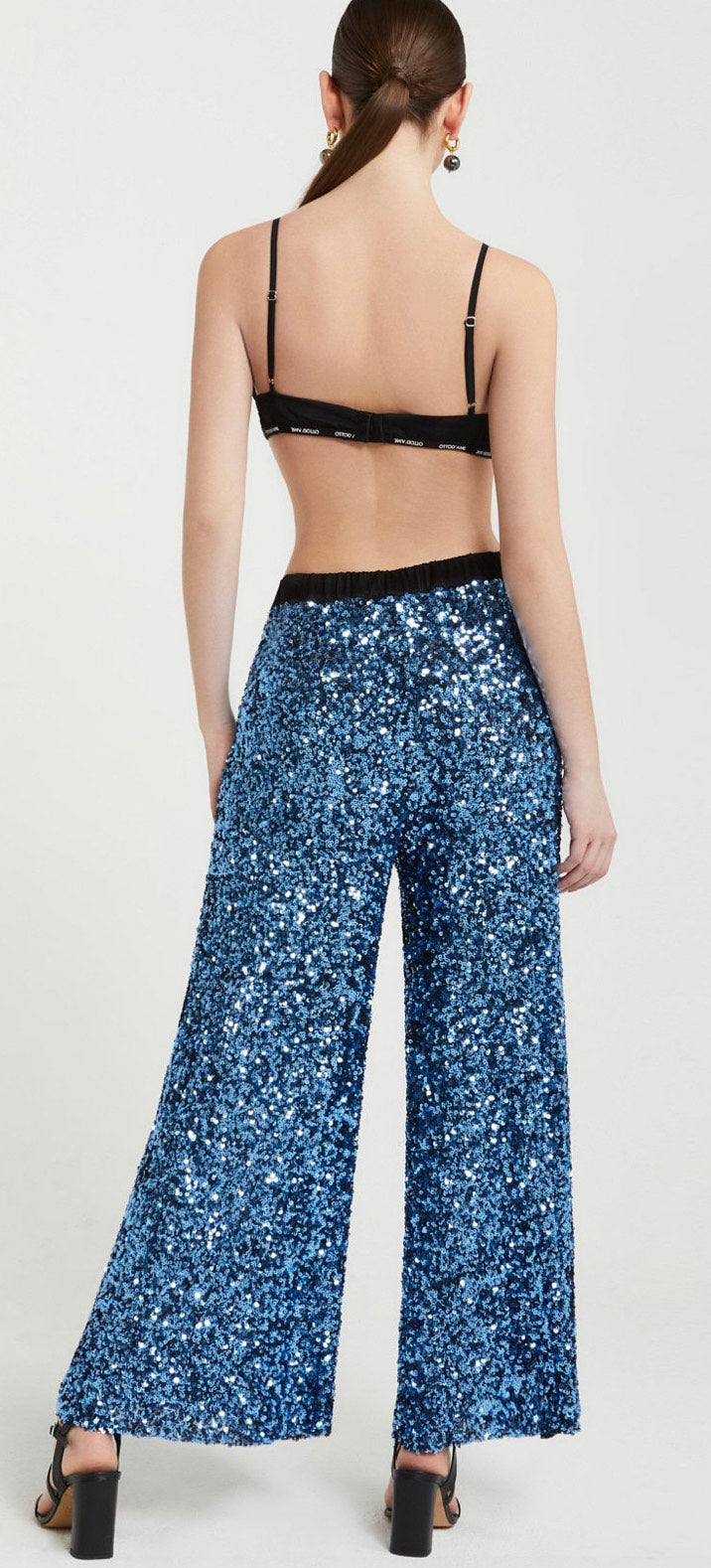 Pants with Cerulean Sequins