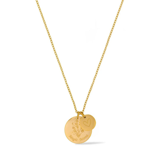 MAGIC MAMA – enchanting gold-plated necklace