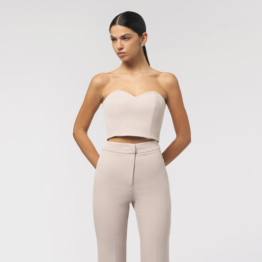 Heart Top Key - Greige
