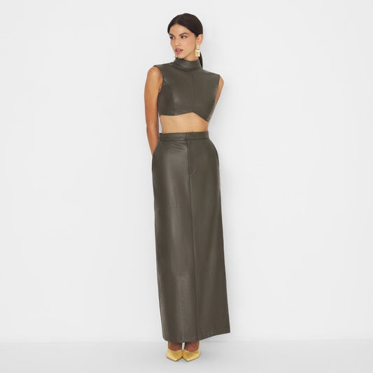 Eco Leather Skirt
