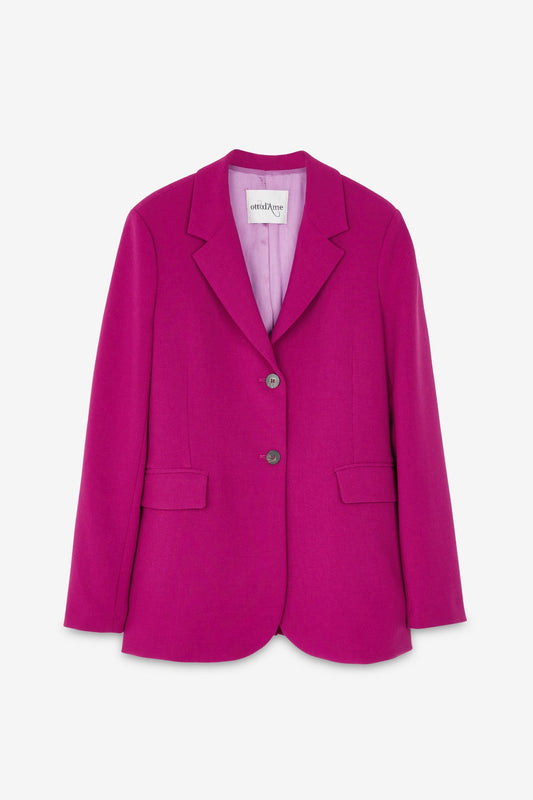 Jacket 2 buttons Fuxia